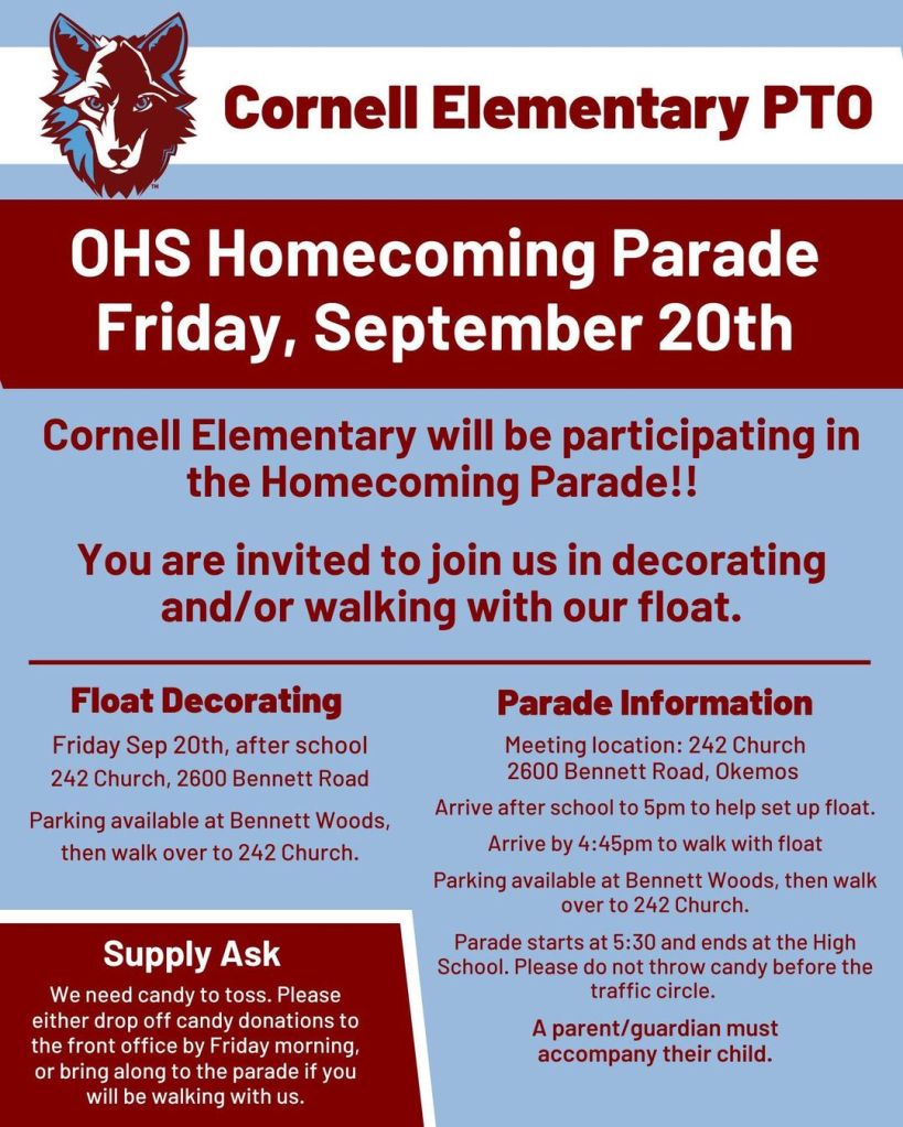 Homecoming information